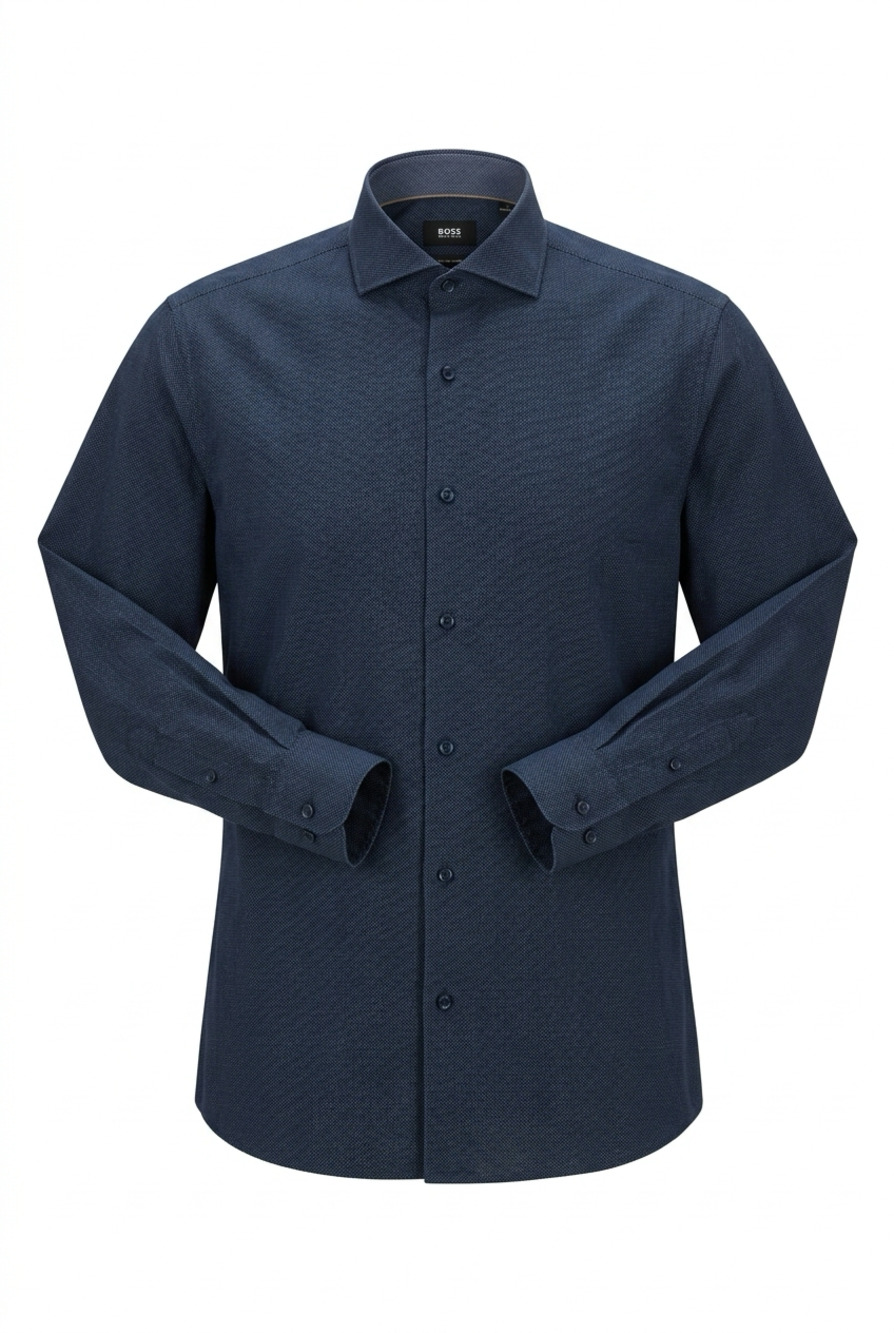 BOSS Hugo Boss Slim Fit Travel Performance Long Sleeve Dress Shirt